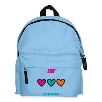Bachelorette party. BRIDE. TEAM. TEAM MARIEE. BRIDE-TO-BE - Kids' Backpack - light blue - Front
