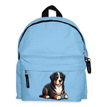 Berner Sennenhund Sennenhunde Sennen Besitzer - Kinder Rucksack - Hellblau - Vorne