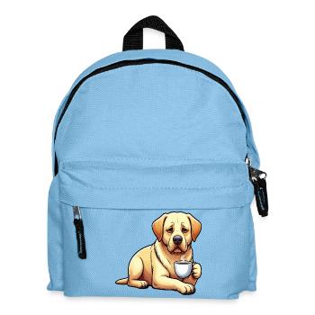 Labrador Labradorbesitzer Labradorliebhaber Labbi - Kinder Rucksack - Hellblau - Vorne
