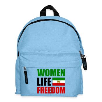 Women life freedom - Sac à dos Enfant - bleu clair - Devant