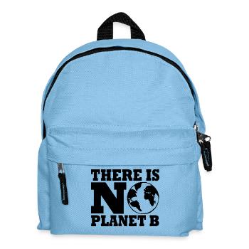 There is no planet B - Kids' Backpack - light blue - Front