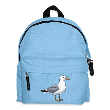 Möwe Norddeutschland Nordsee Urlaub Geschenk - Kinder Rucksack - Hellblau - Vorne