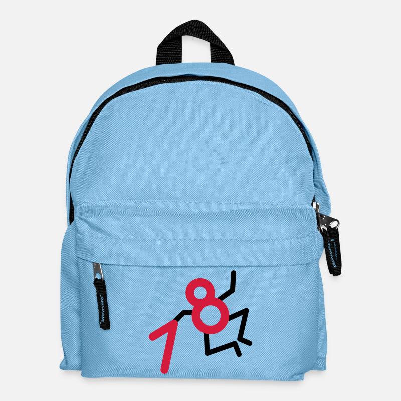 Finally: 18 years! - Kids' Backpack - light blue