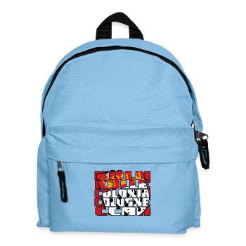 Köln Namen - Kinder Rucksack - Hellblau - Vorne