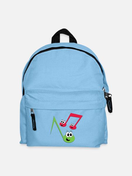 Fugly Noten - Kinder Rucksack - Hellblau