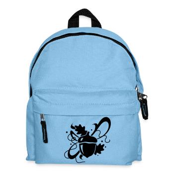 Un gland avec feuilles de chêne - Sac à dos Enfant - bleu clair - Devant