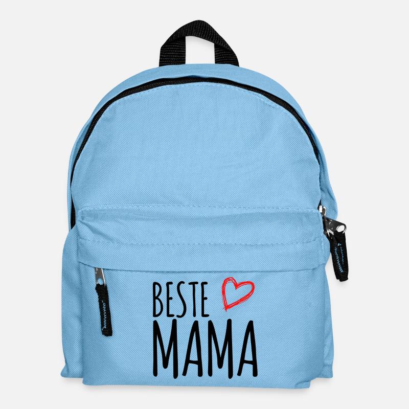 Beste Mama - Kinder Rucksack - Hellblau