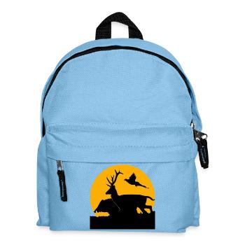 T-shirt personnalisable avec votre texte - Sac à dos Enfant - bleu clair - Devant