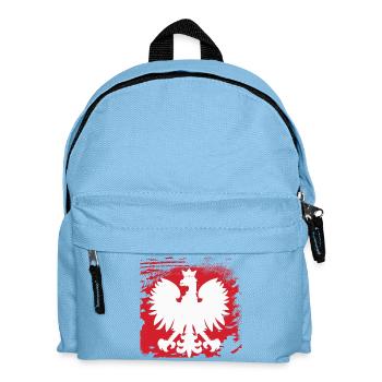 Polen - Kinder Rucksack - Hellblau - Vorne