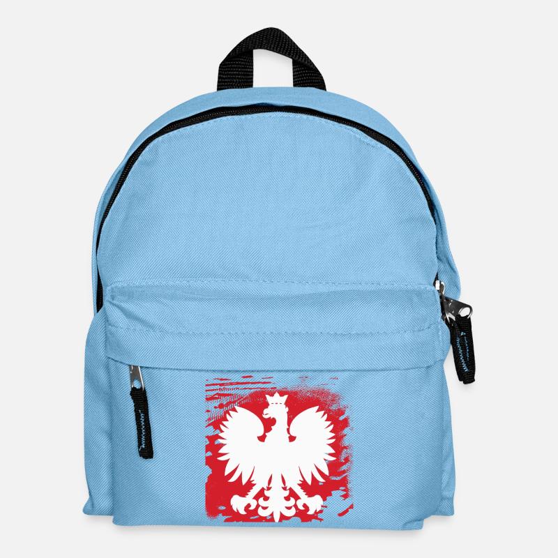 Pologne - Sac à dos Enfant - bleu clair