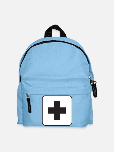 Erste Hilfe - Kinder Rucksack - Hellblau