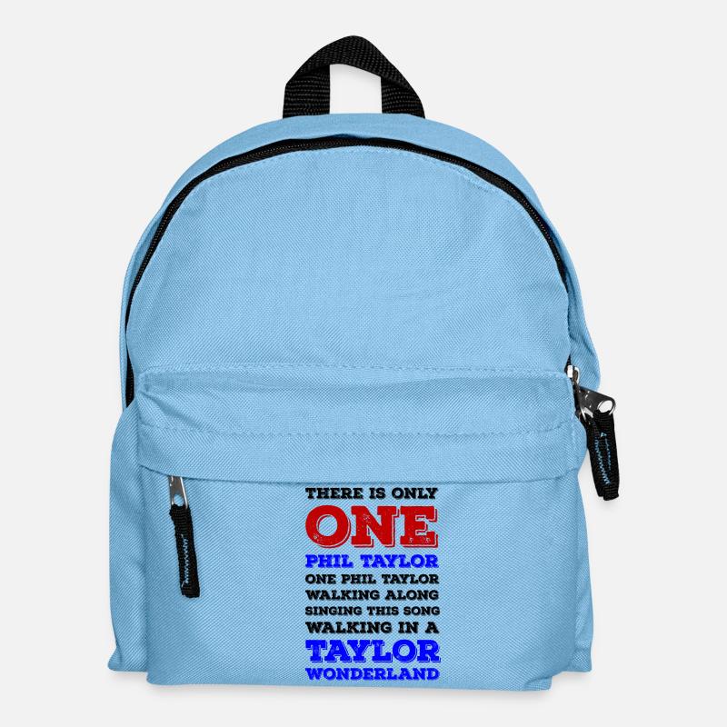 One Phil Taylor - Kids' Backpack - light blue