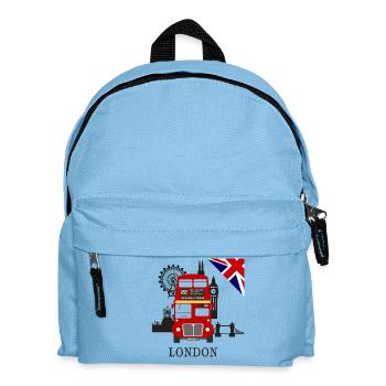 Angleterre, Londres, sightseeing, - Sac à dos Enfant - bleu clair - Devant