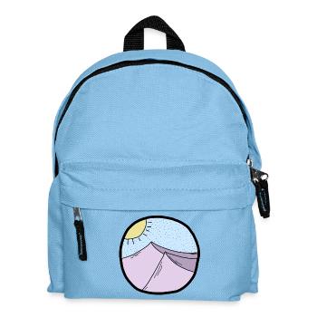 collines cercle - Sac à dos Enfant - bleu clair - Devant