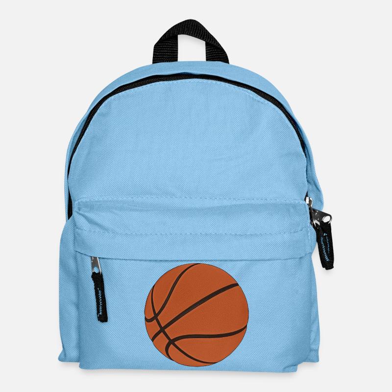 basketball - Kids' Backpack - light blue