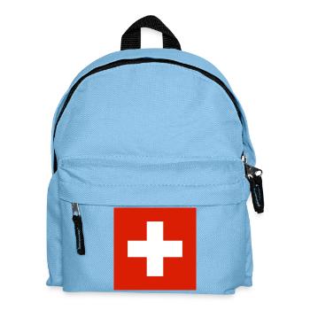 Schweiz - Kinder Rucksack - Hellblau - Vorne