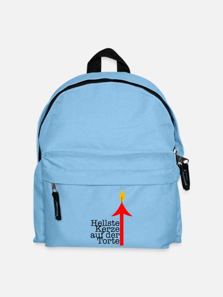 hellste kerze - Kinder Rucksack - Hellblau