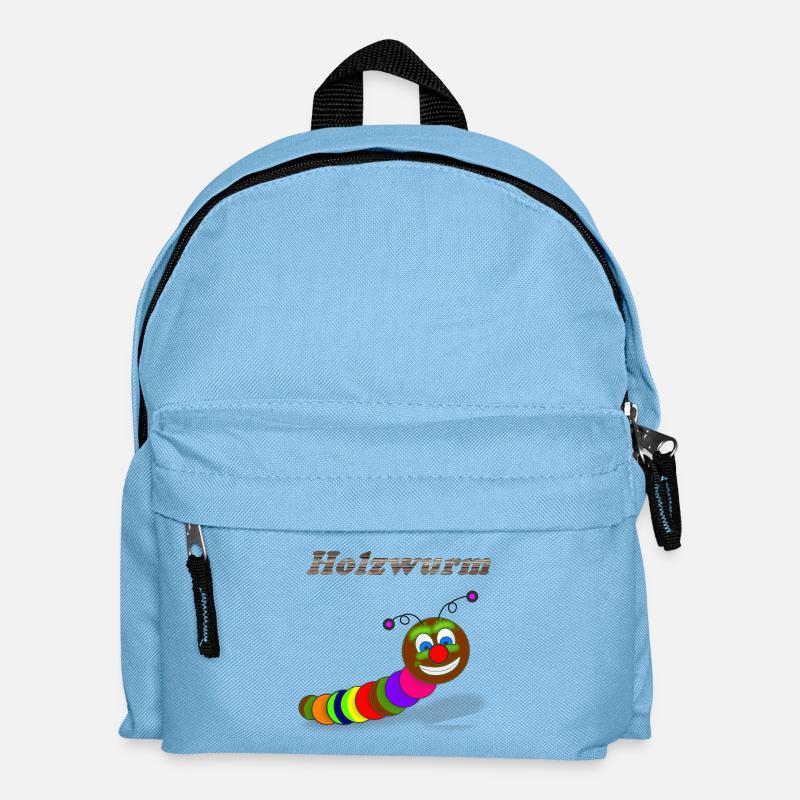 Holzwurm Design - Kinder Rucksack - Hellblau