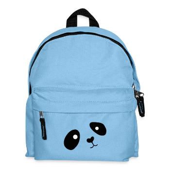 Panda - Pandas, Polo, Poloshirt, Tierschutz - Kinder Rucksack - Hellblau - Vorne