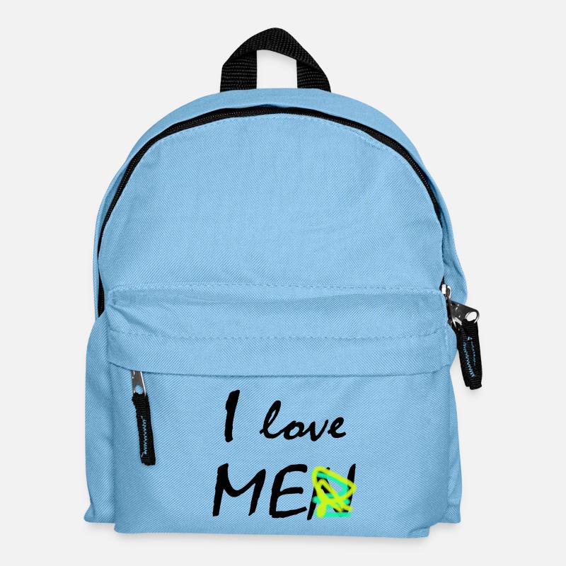 Ich liebe mich - Kinder Rucksack - Hellblau