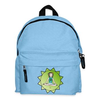The guardian of children yoga - Kids' Backpack - light blue - Front