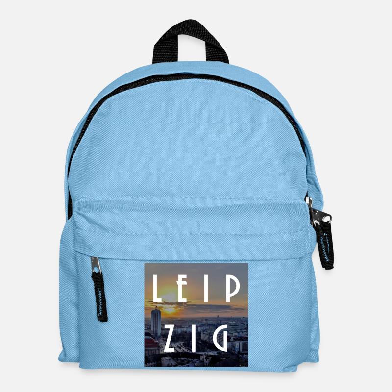 Leipzig - Kinder Rucksack - Hellblau