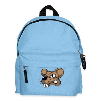Souris souris mousi petites souris rat rongeur - Sac à dos Enfant - bleu clair - Devant