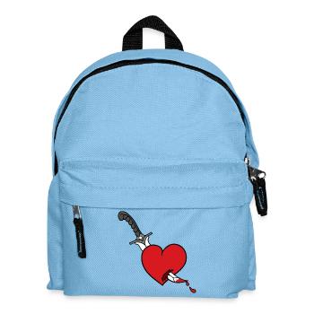 Heart knife eu - Kids' Backpack - light blue - Front
