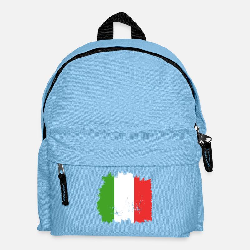 Drapeau italien - Sac à dos Enfant - bleu clair