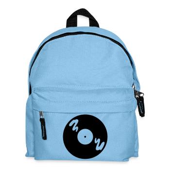 Music Record - Kids' Backpack - light blue - Front