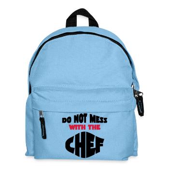 chef - Kids' Backpack - light blue - Front