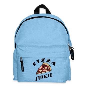 Pizza addicted junkie food gift Italian - Kids' Backpack - light blue - Front