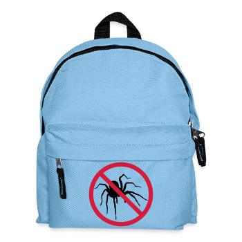 aucune araignée interdit bouclier conception araignée cl - Sac à dos Enfant - bleu clair - Devant