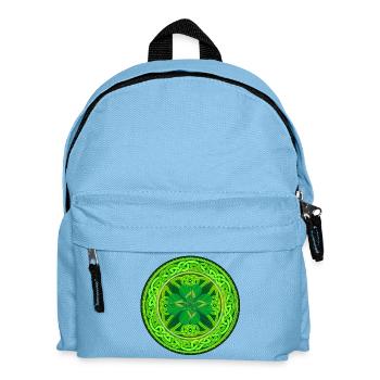 Celtic Four-Leaf Clover - Kids' Backpack - light blue - Front