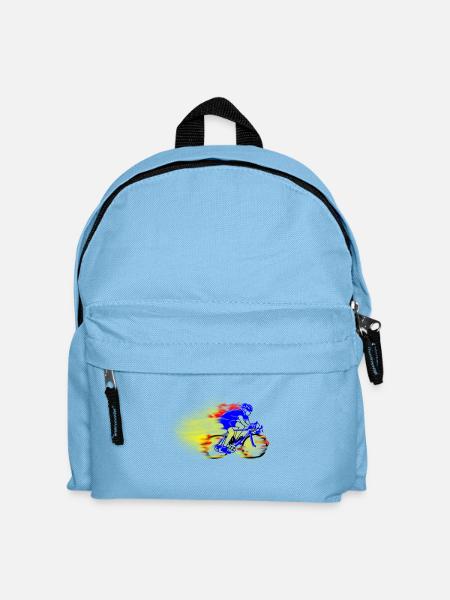 Rennrad - Kinder Rucksack - Hellblau