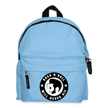 Rock and Roll und Rockabilly - Kinder Rucksack - Hellblau - Vorne