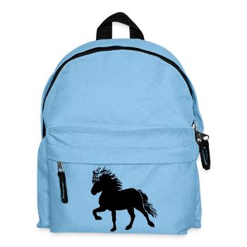 Cute Icelandic Horse Tölt 5, Icelandic, Icelandic Pony - Kids' Backpack - light blue - Front