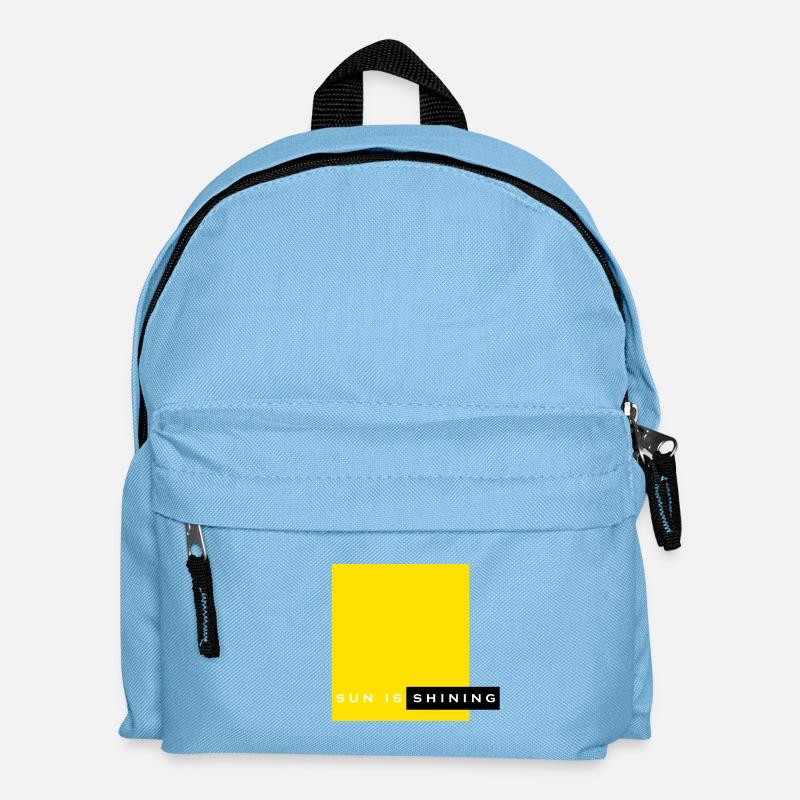 le soleil brille - Sac à dos Enfant - bleu clair