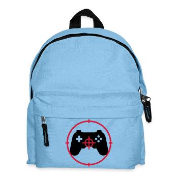 Gamer / Gaming - Sac à dos Enfant - bleu clair - Devant