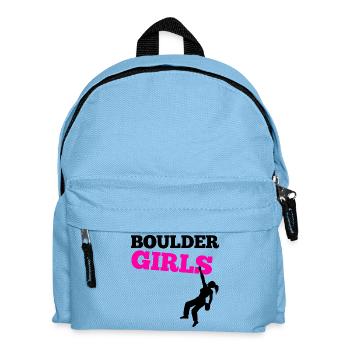 Bouldering Climbing Mountaineering Boulder Mountain sports - Kids' Backpack - light blue - Front