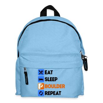 Boulder Bouldering Escalade Sans dire de corde - Sac à dos Enfant - bleu clair - Devant