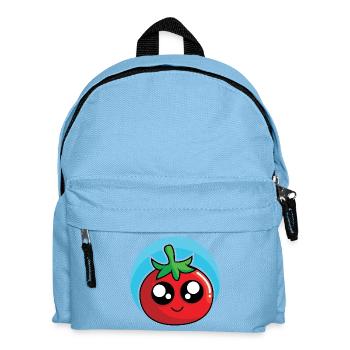 Fröhliche Tomate - Kinder Rucksack - Hellblau - Vorne