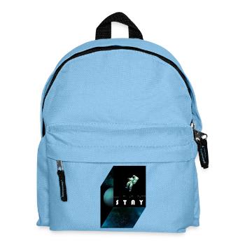 stay / morse code - Kids' Backpack - light blue - Front