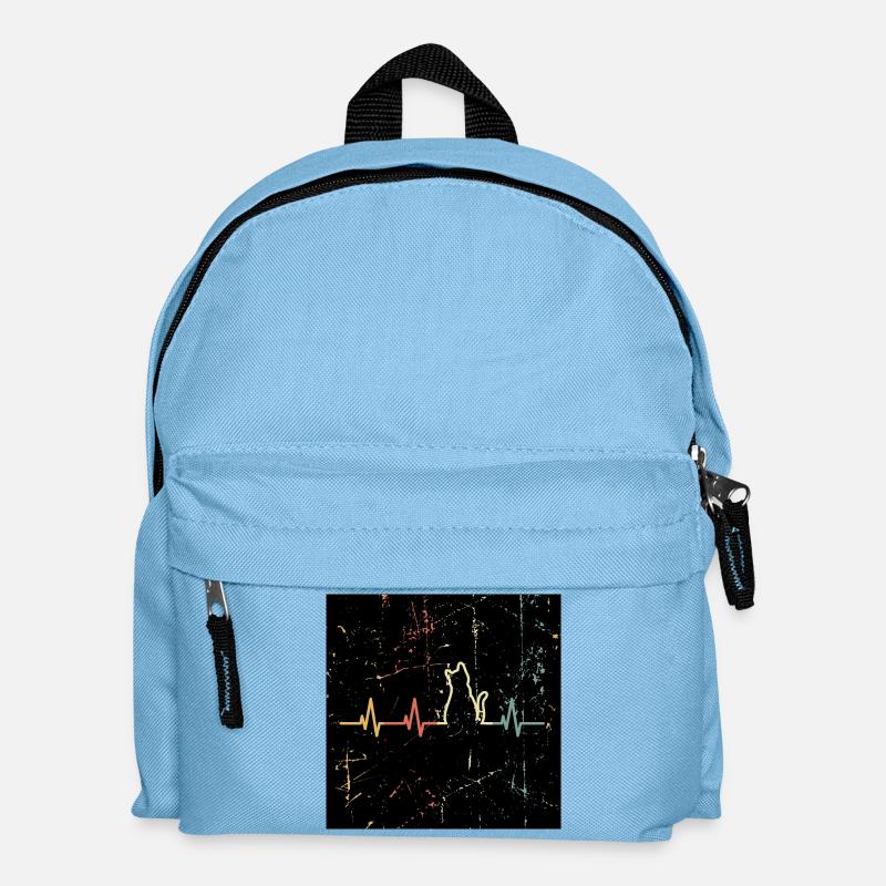 Masque pour chats - Sac à dos Enfant - bleu clair