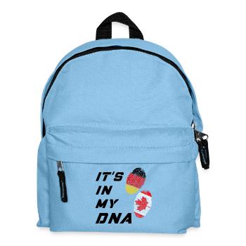 C'est dans mon ADN l'Allemagne et le Canada - Sac à dos Enfant - bleu clair - Devant