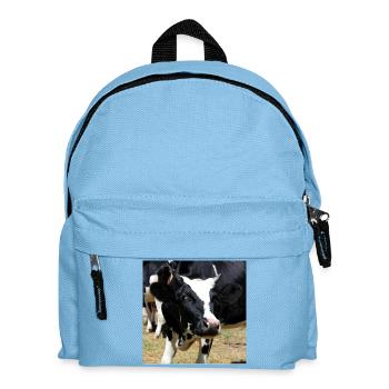 Cow Poster - Kids' Backpack - light blue - Front