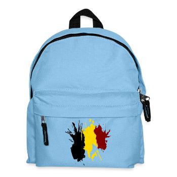 Belgien Pepigo - Kinder Rucksack - Hellblau - Vorne