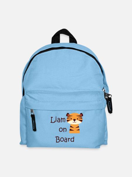 Liam on board - Kinder Rucksack - Hellblau