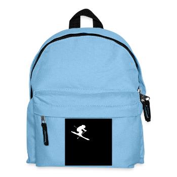 ski - Kids' Backpack - light blue - Front