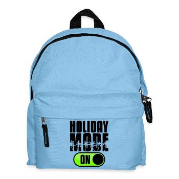 Urlaub Ferien Auszeit Palmen Karibik Meer Strand - Kinder Rucksack - Hellblau - Vorne